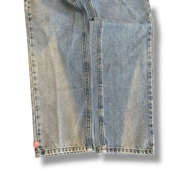Y2K Carhartt B17 Relaxed Tapered Jeans 30x30 Stonewash Blue 100% Cotton Vintage - Picture 7 of 13